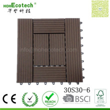 Square Dimension 300*300 Wood Composite Board Rpl Patio Tiles for Restaurant Balconies